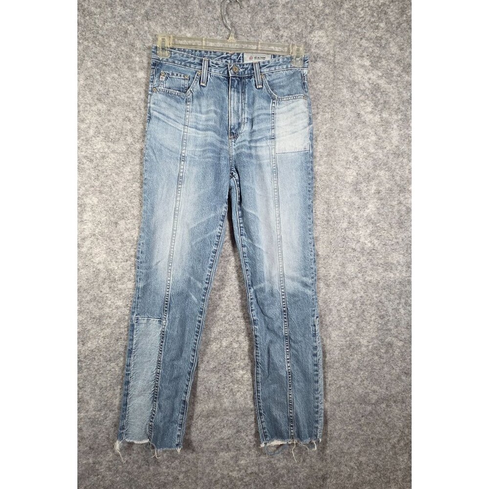 AG Distressed AG-ED DENIM patchwork jeans Denim pants Indigo 3-0430G∞ Size 27